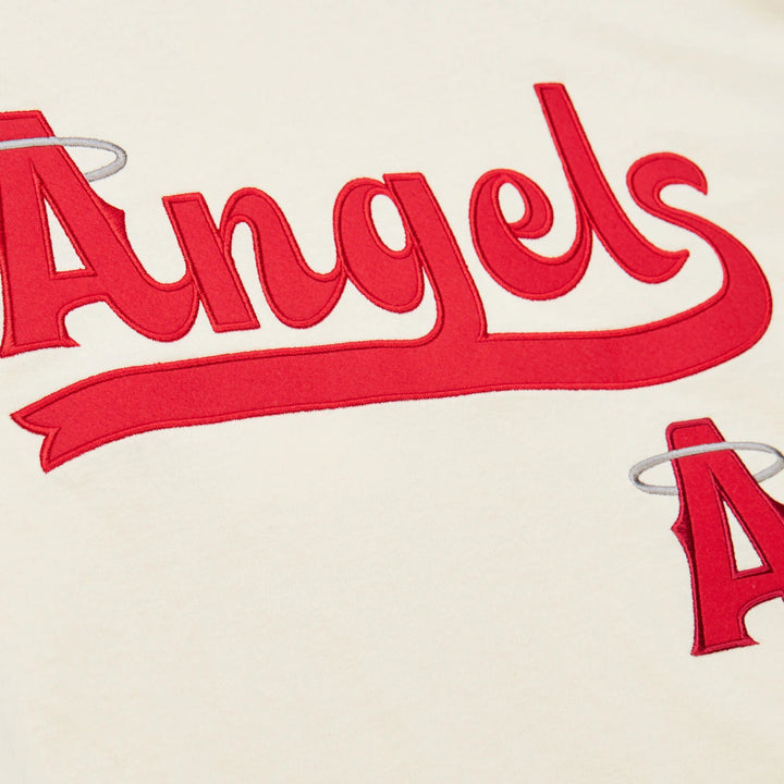 Los Angeles Angels Mitchell & Ness MLB City Connect Premium T-Shirt Cream