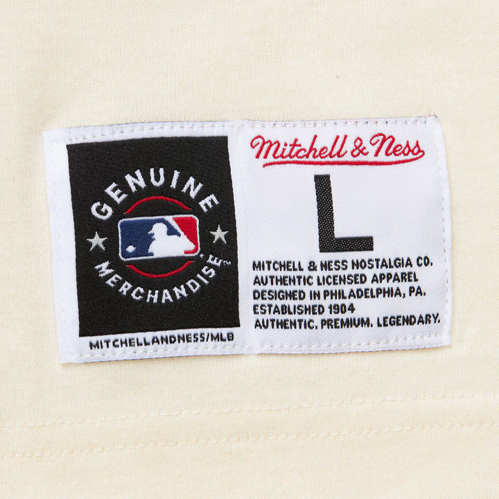 Los Angeles Angels Mitchell & Ness MLB City Connect Premium T-Shirt Cream