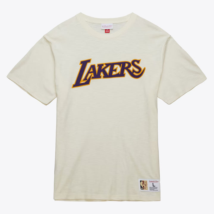 NBA HERITAGE SS SLUB TEE VINTAGE LOGO LAKERS — product image 1