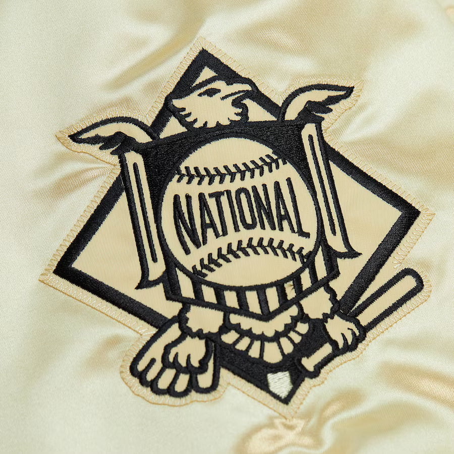 San Diego Padres Mitchell & Ness Gold OG 2.0 Lightweight Satin Full-Zip Jacket