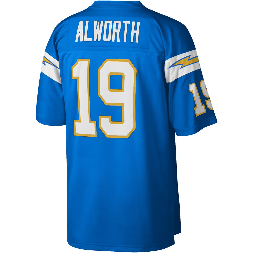San Diego Chargers Mitchell & Ness NFL Legacy Jersey 1963 Lance Alworth #19 - Powder Blue