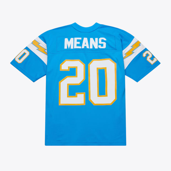 Los Angeles Chargers Mitchell & Ness 1994 Replica Jersey Natrone Means- Blue