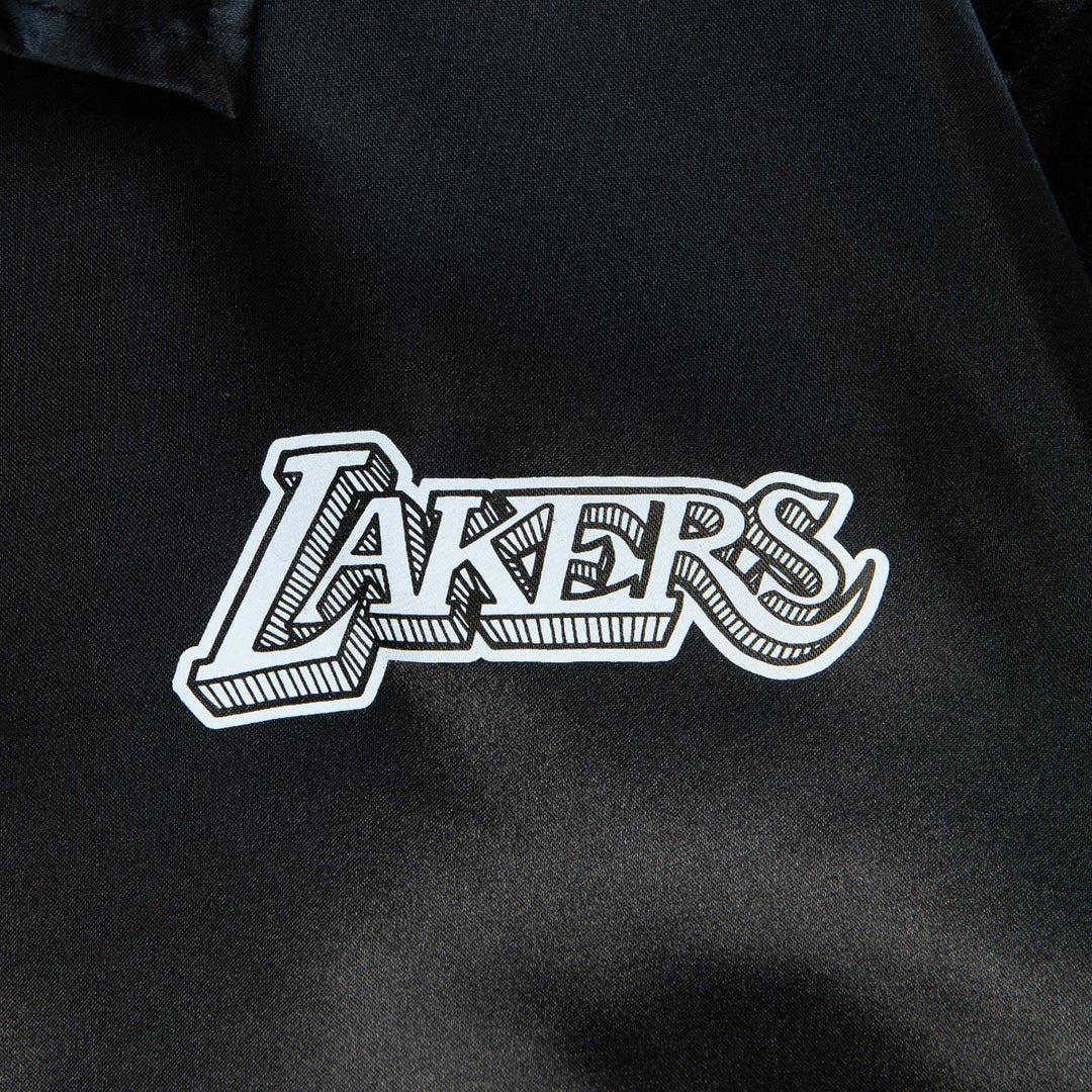 Los Angeles Lakers Mitchell & Ness NBA Doodle Coaches Jacket Lakers