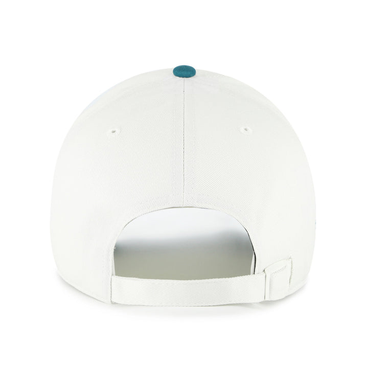 San Diego Padres 47 Brand Two-Tone Clean Up Adjustable Hat — Natural/Teal — back product view