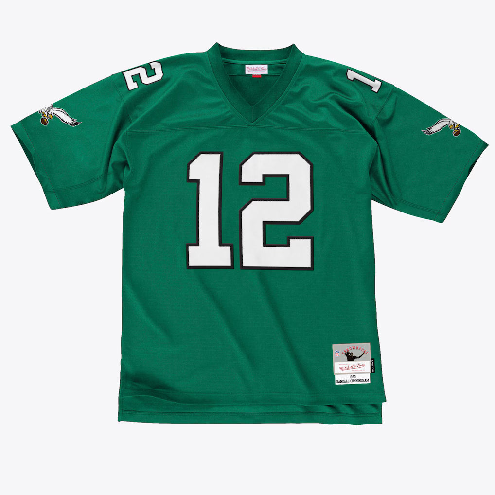Philadelphia Eagles Mitchell & Ness NFL Legacy Jersey 1990 Randall Cunningham - Kelly Green
