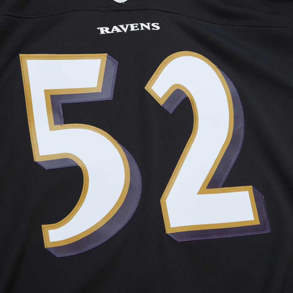 Baltimore Ravens Mitchell & Ness NFL Legacy Jersey 2004 Ray Lewis #52 - Black — product image 3