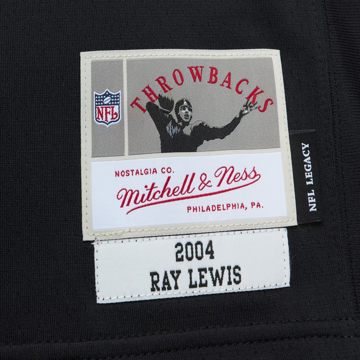 Baltimore Ravens Mitchell & Ness NFL Legacy Jersey 2004 Ray Lewis #52 - Black — product image 4