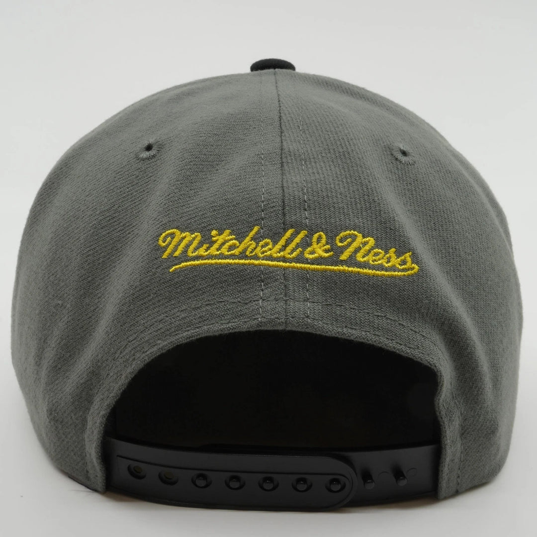 San Diego Padres Mitchell & Ness MLB Storm Front Grey Black Yellow Snapback Hat
