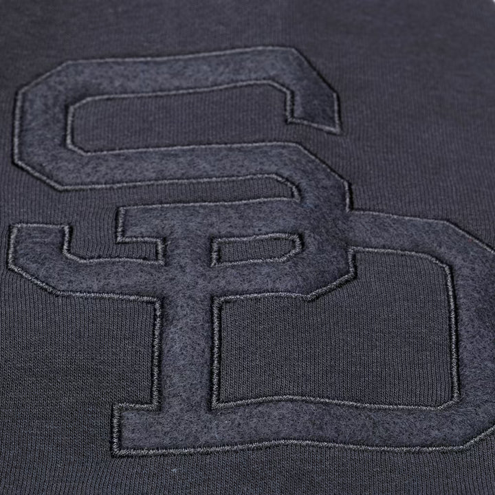 San Diego Padres Mitchell & Ness Black Phantom Fleece Hoodie