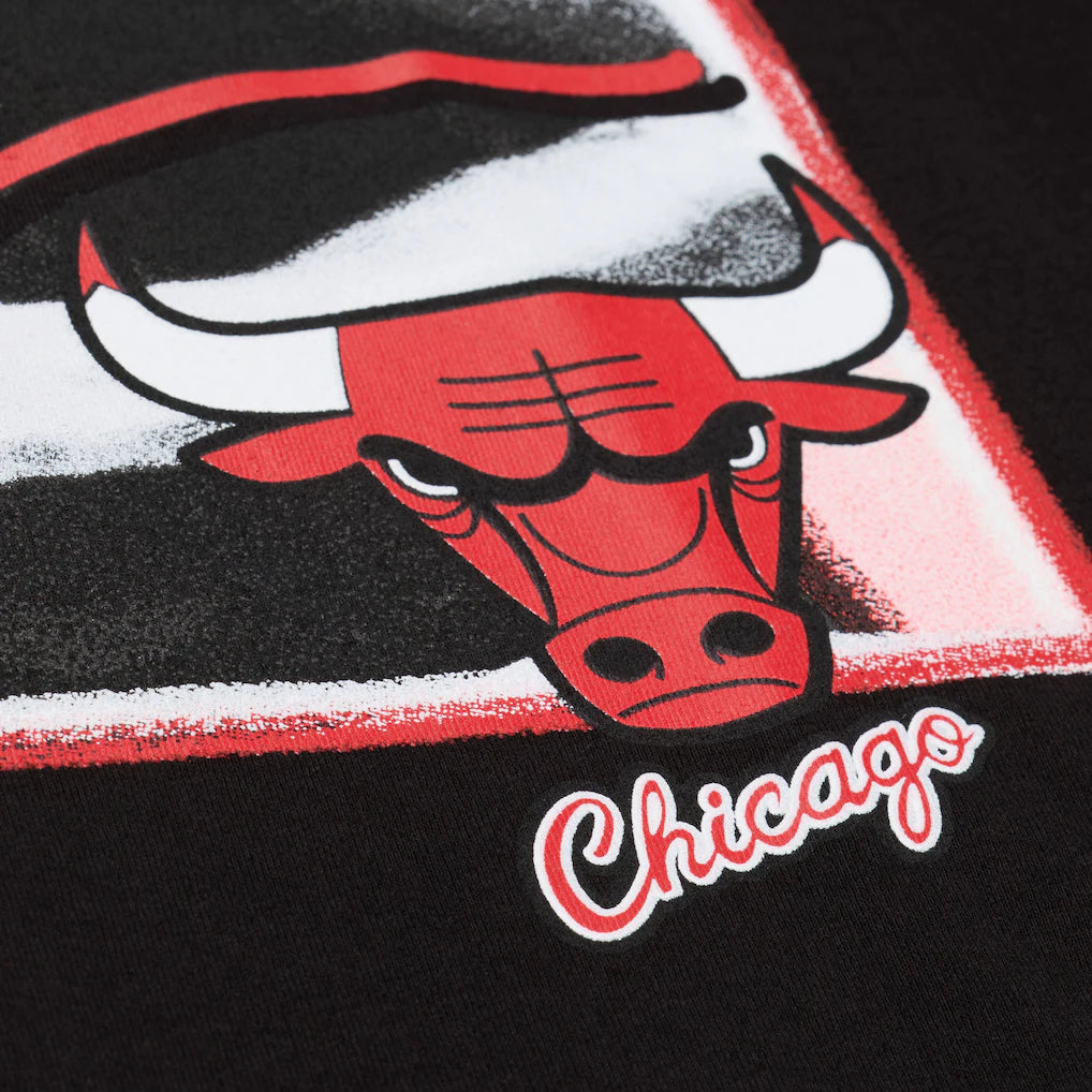 Chicago Bulls Mitchell & Ness Freeze Frame Classic Tee Scottie Pippen- Black