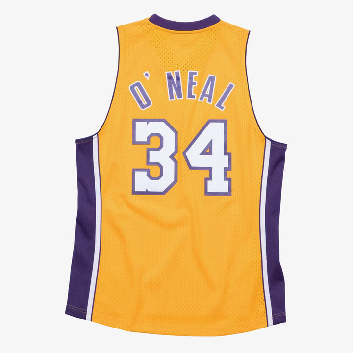 Los Angeles Lakers Mitchell & Ness Shaquille O'Neal 1999-00 Gold Swingman Jersey — product image 2