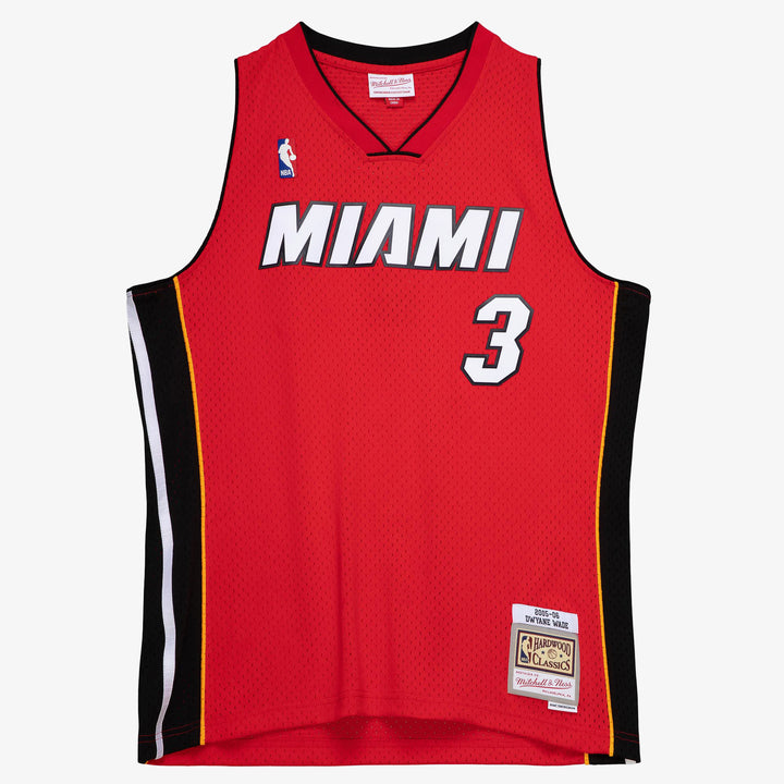 Miami Heat Mitchell & Ness Dwyane Wade #3 Alternate 2005-06 Hardwood Classics Swingman Jersey