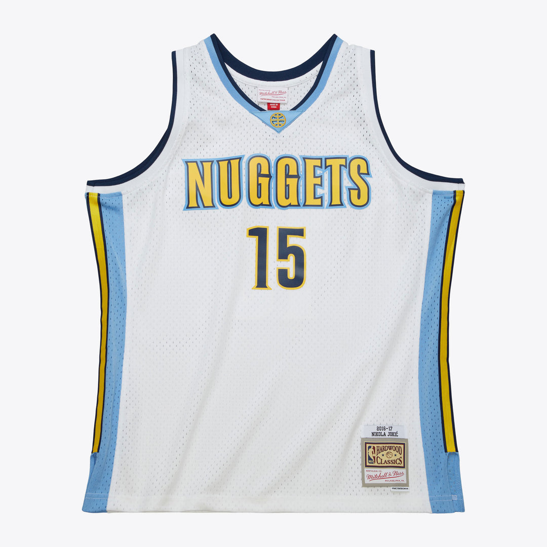 Denver Nuggets Mitchell & Ness NBA Swingman Jersey 2016-17 Nikola Jokic #15 - White