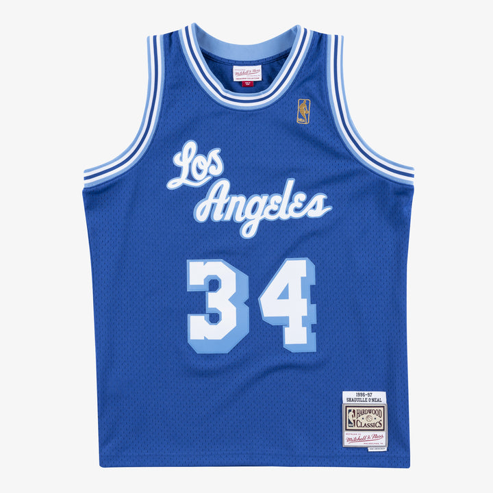 Los Angeles Lakers Mitchell & Ness Alternate 1996 97 Shaquille O'neal #34 Swingman Jersey