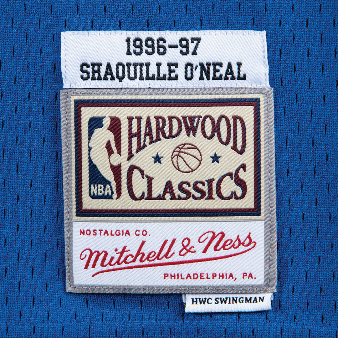 Los Angeles Lakers Mitchell & Ness Alternate 1996 97 Shaquille O'neal #34 Swingman Jersey