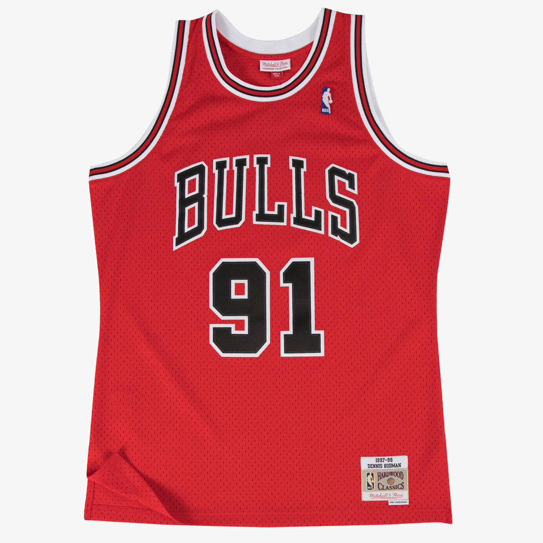 Chicago Bulls Mitchell & Ness NBA Swingman Road Jersey Bulls 1997 Dennis Rodman #91