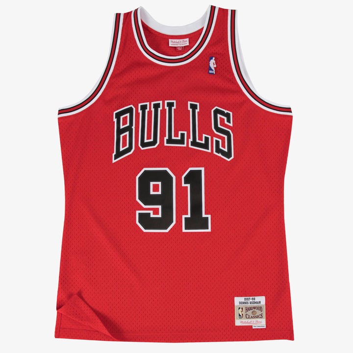 Chicago Bulls Mitchell & Ness NBA Swingman Road Jersey Bulls 1997 Dennis Rodman #91