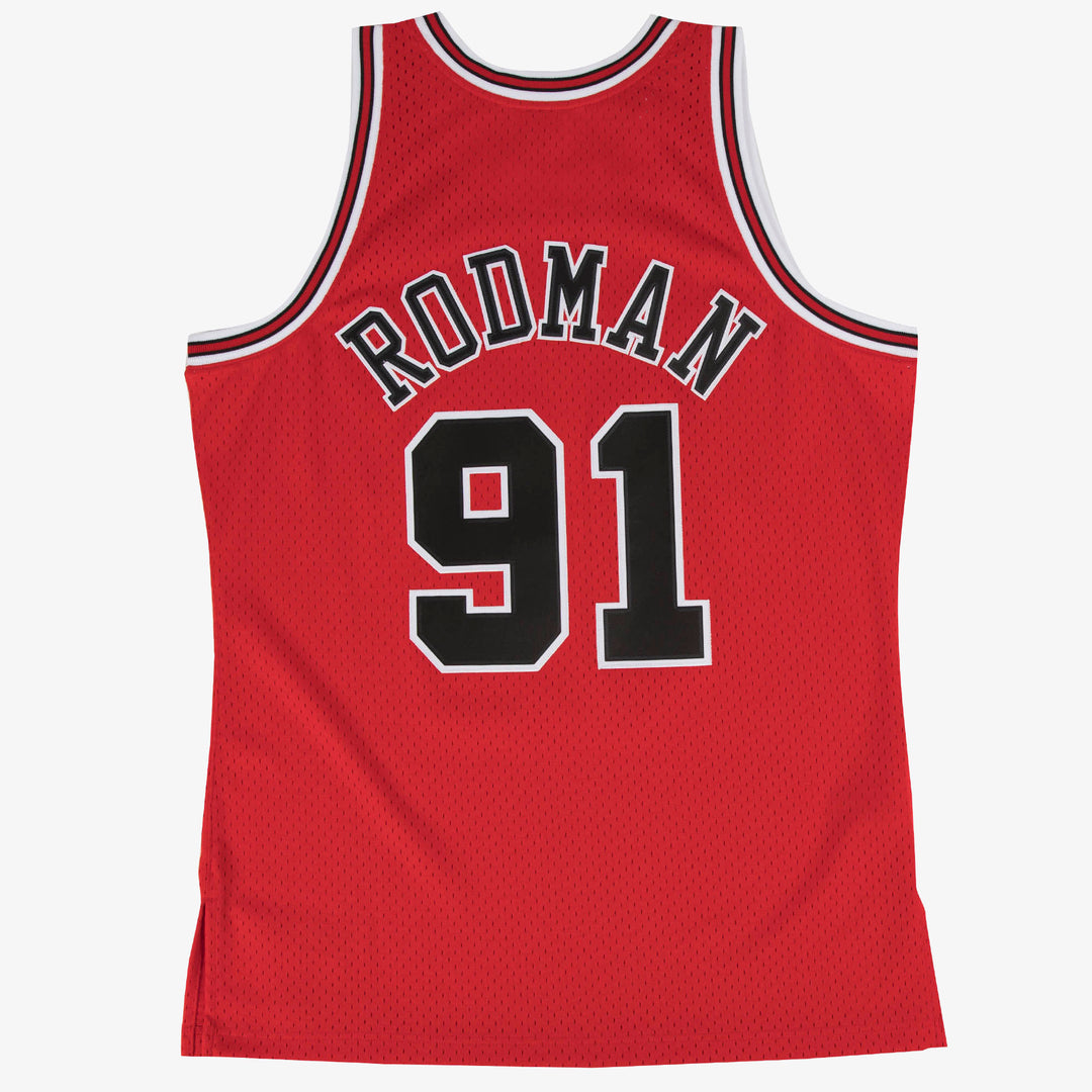 Chicago Bulls Mitchell & Ness NBA Swingman Road Jersey Bulls 1997 Dennis Rodman #91