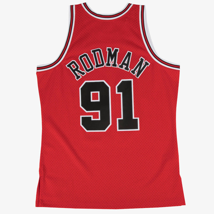 Chicago Bulls Mitchell & Ness NBA Swingman Road Jersey Bulls 1997 Dennis Rodman #91