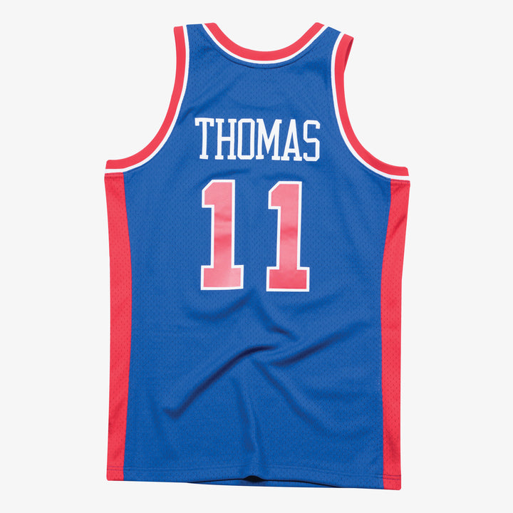 Detroit Pistons Mitchell & Ness NBA Swingman Jersey 1988-89 Isiah Thomas #11 - Royal Blue