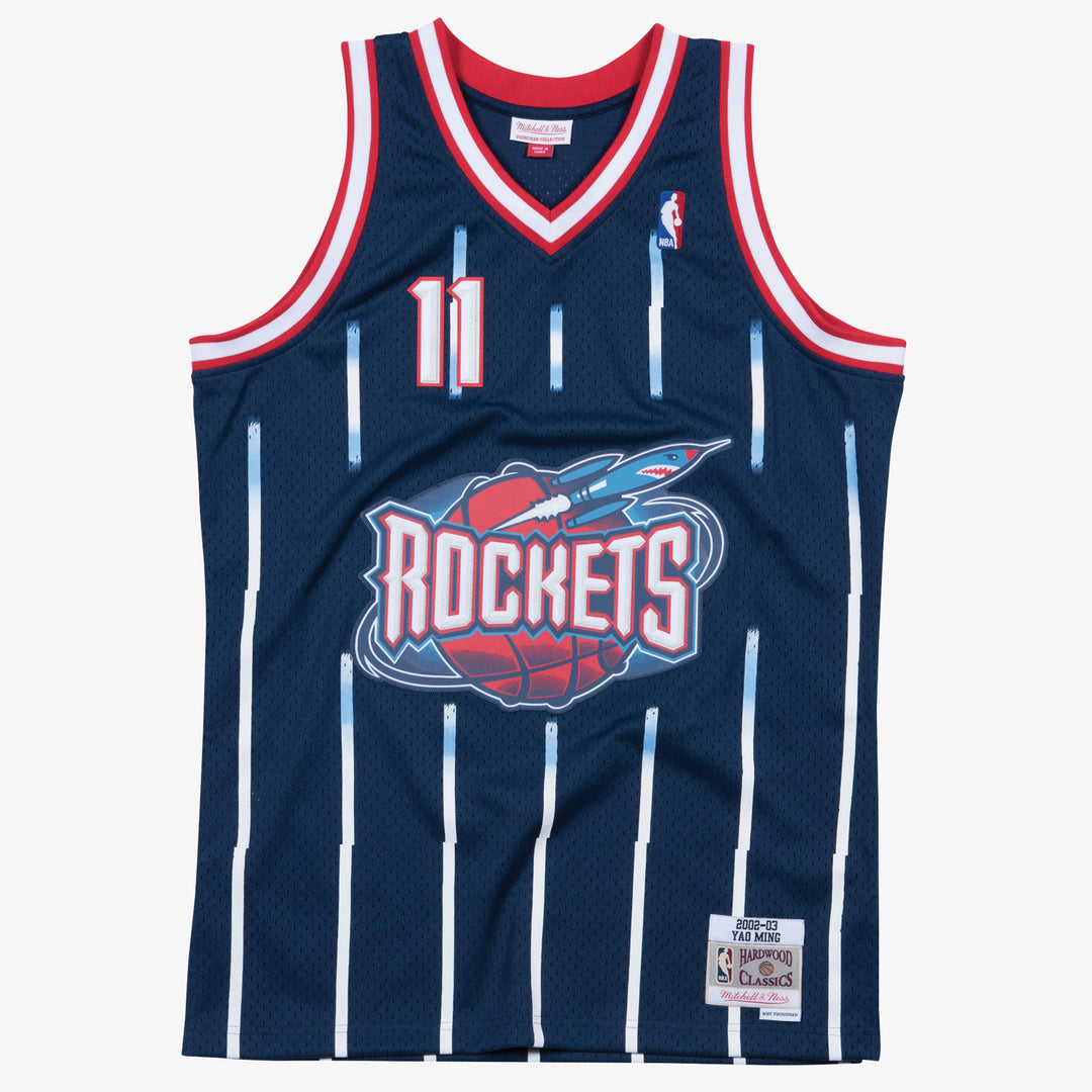 Houston Rockets Mitchell & Ness NBA Swingman Jersey 2002-03 Yao Ming #11 - Navy