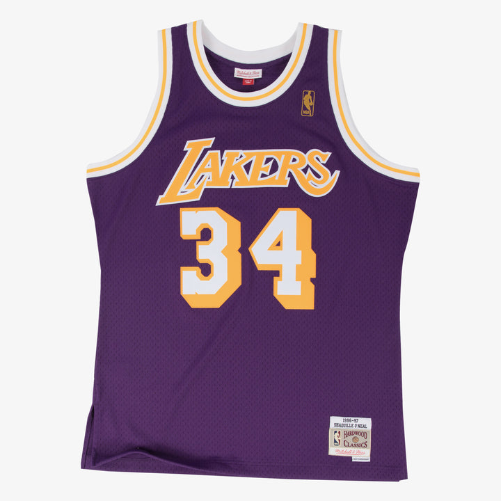 Los Angeles Lakers Mitchell & Ness NBA Swingman Road Jersey Lakers 1996 Shaquille O'Neal