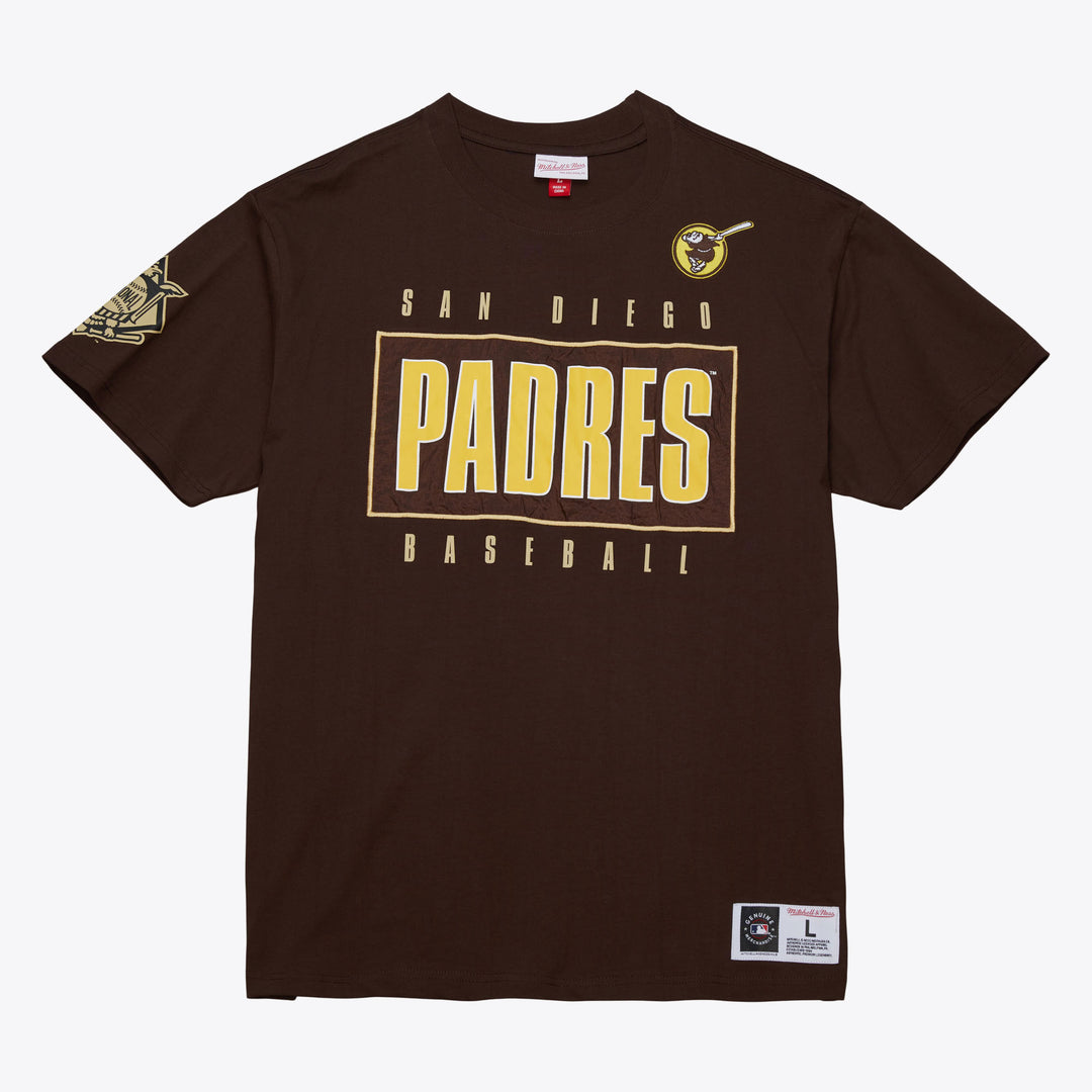 San Diego Padres Mitchell & Ness MLB Team Og 2.0 Premium Ss Tee Current Logo Padres — product image 1