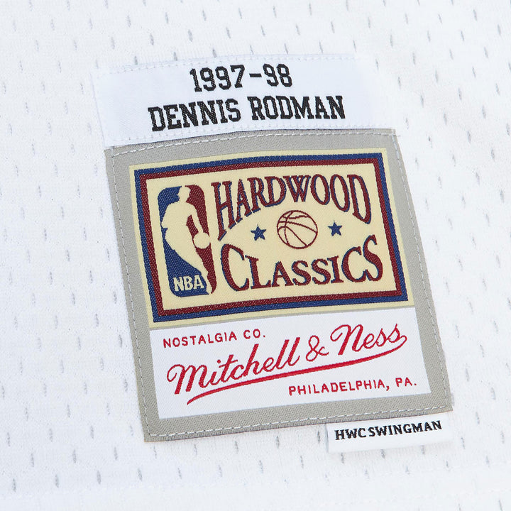 Chicago Bulls Mitchell & Ness NBA Cracked Cement Swingman Jersey Bulls 1997 Dennis Rodman