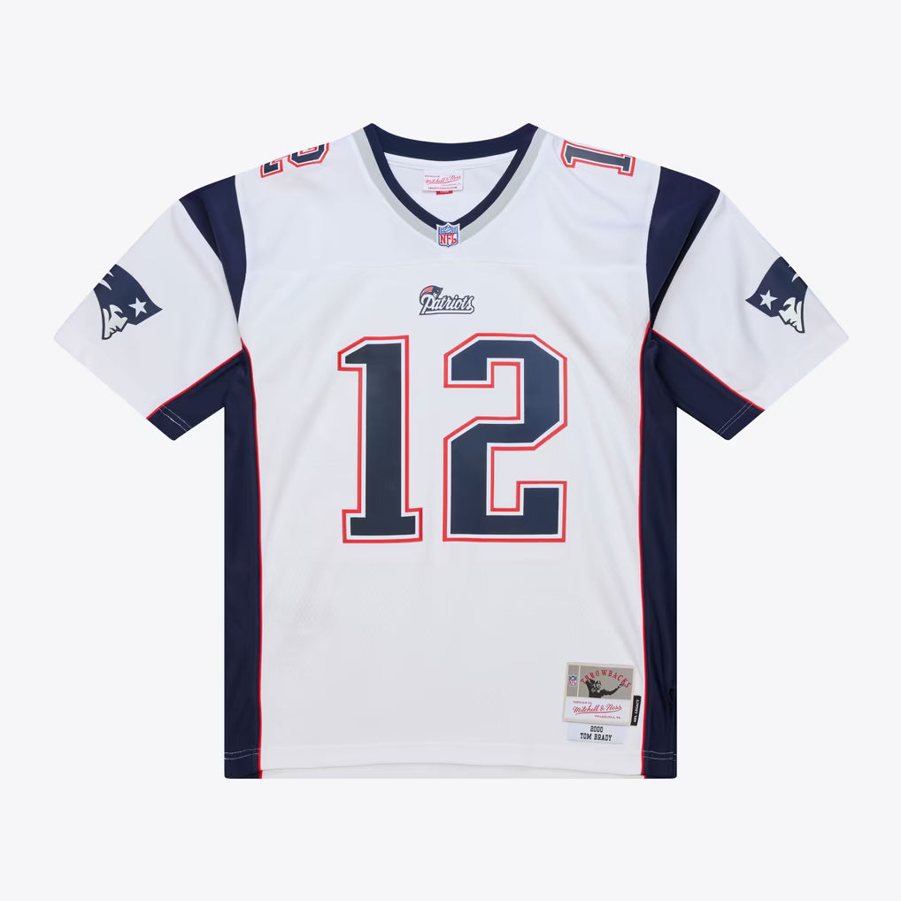 New England Patriots Mitchell & Ness NFL Legacy Jersey 2000 Tom Brady #12 - White