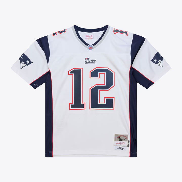 New England Patriots Mitchell & Ness NFL Legacy Jersey 2000 Tom Brady #12 - White
