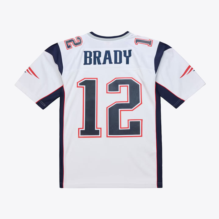 New England Patriots Mitchell & Ness NFL Legacy Jersey 2000 Tom Brady #12 - White