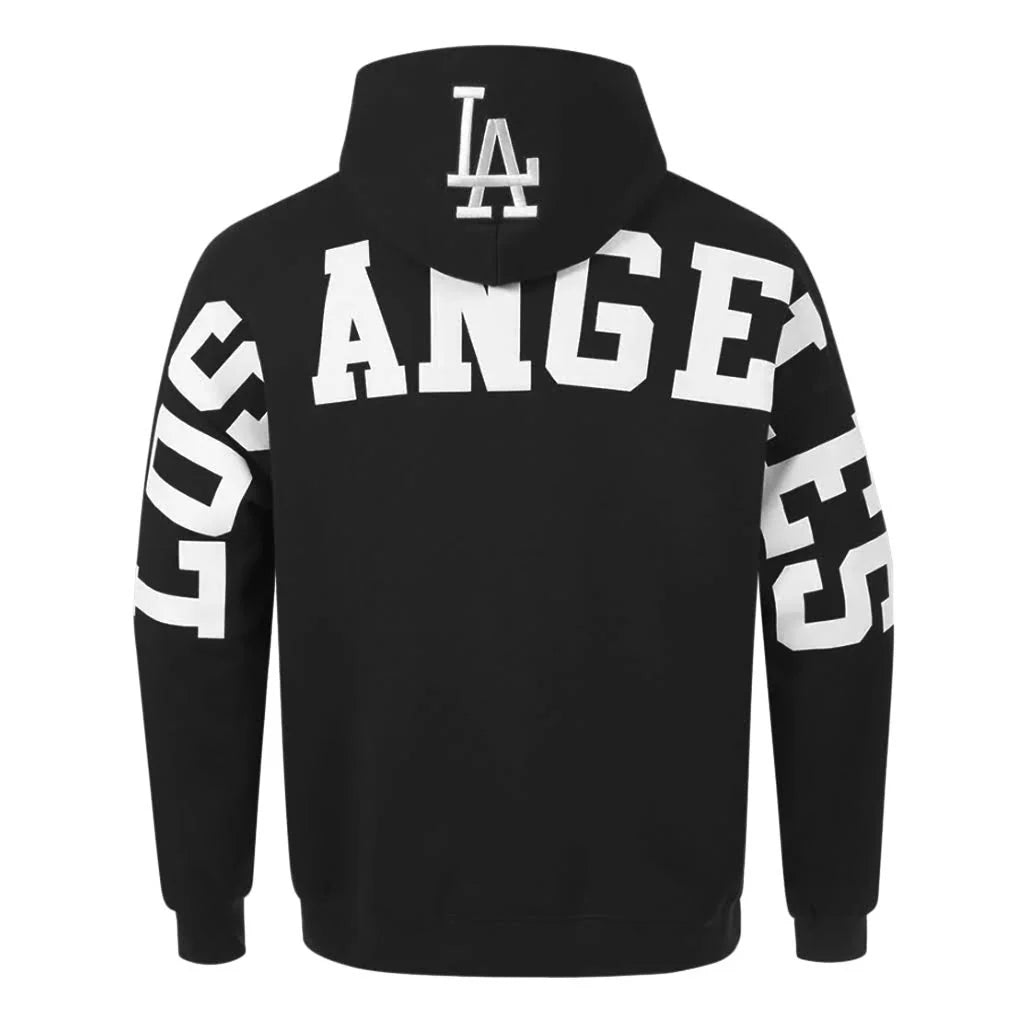 Los Angeles Dodgers Pro Standard Wingspan Drop Shoulder Hoodie Black