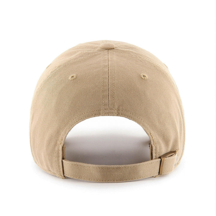 New York Yankees 47 Brand Clean Up Adjustable Hat — Khaki/Navy — back