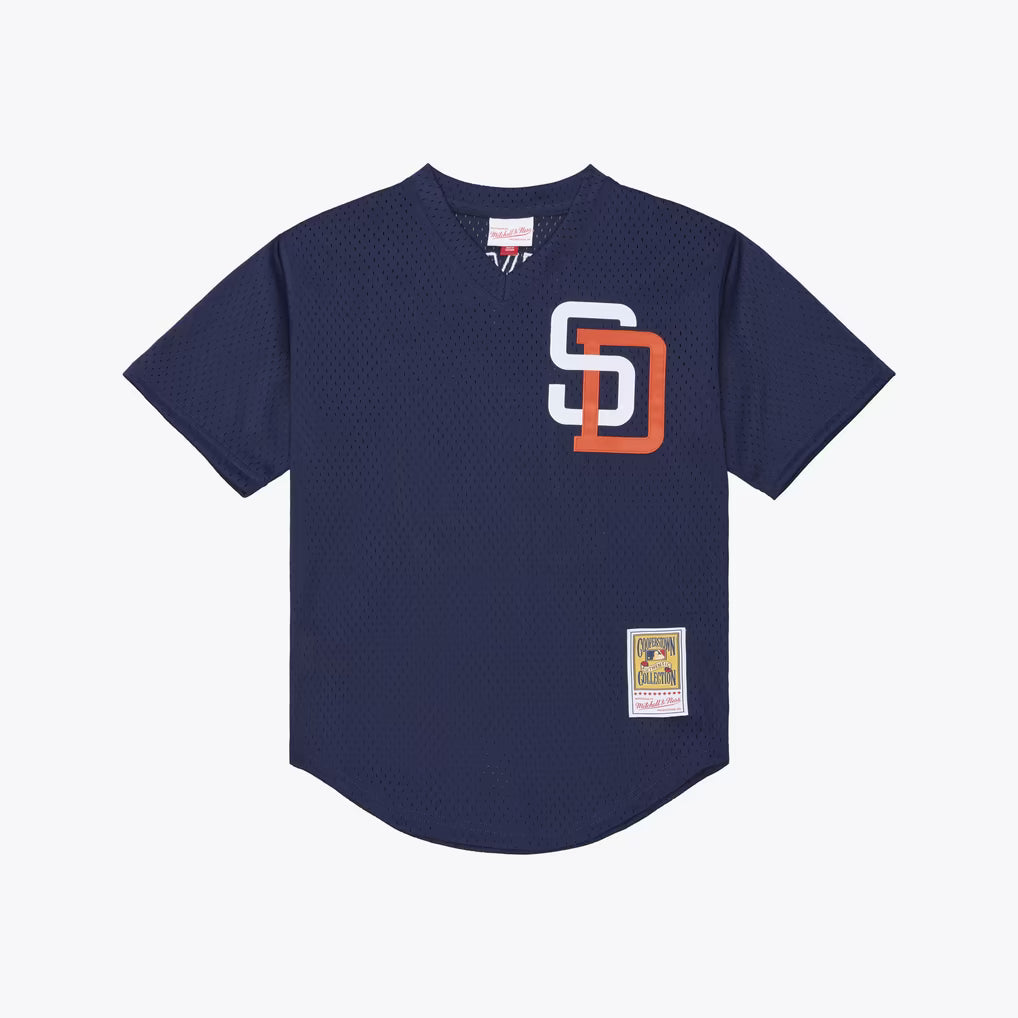San Diego Padres Mitchell & Ness Youth Tony Gwynn 1996 Navy Authentic Batting Practice Jersey